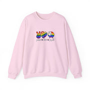 Peace Love Pride Unisex Heavy Blend™ Crewneck Sweatshirt