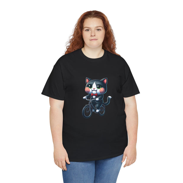 Horror Movie Cats Unisex Heavy Cotton Tee