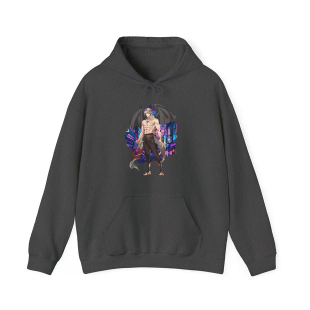 Anime Male Demon Unisex Heavy Blend™ Hooded Sweatshirt
