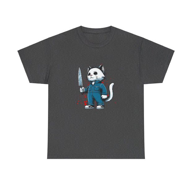 Horror Movie Cats Unisex Heavy Cotton Tee