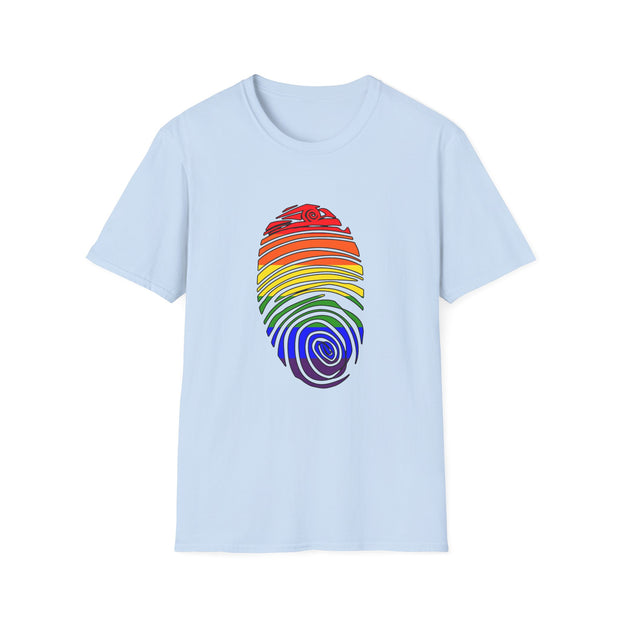 Pride Fingerprint Unisex Softstyle T-Shirt