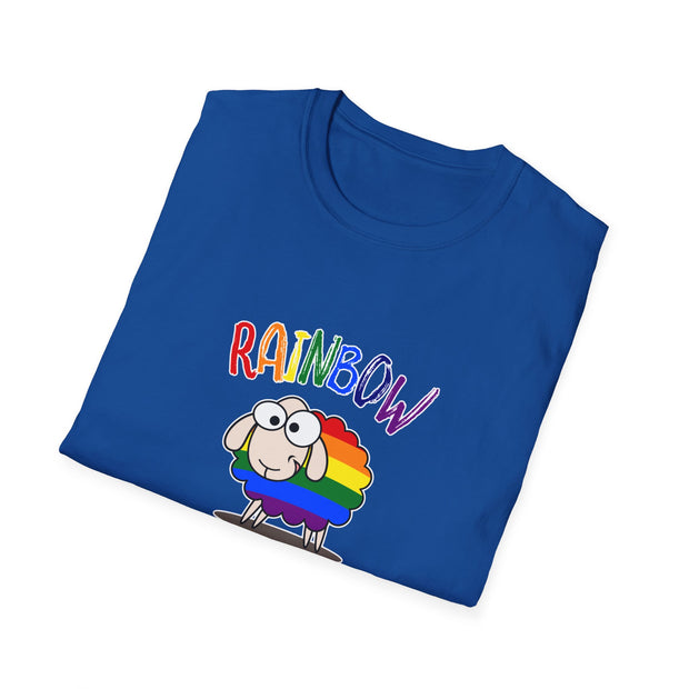 Rainbow Sheep Unisex Softstyle T-Shirt