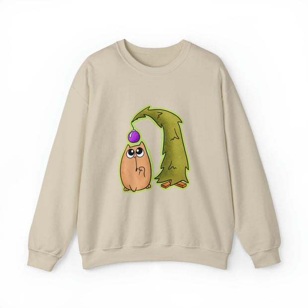 Christmas cat Unisex Heavy Blend™ Crewneck Sweatshirt