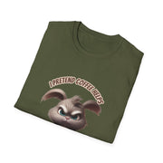 I Pretend that Coffee Helps Unisex Softstyle T-Shirt