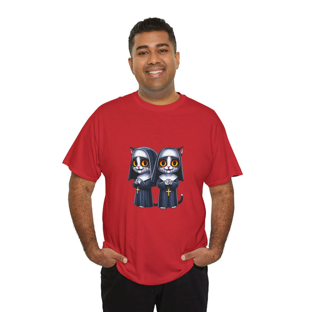 Horror Movie Cats Unisex Heavy Cotton Tee