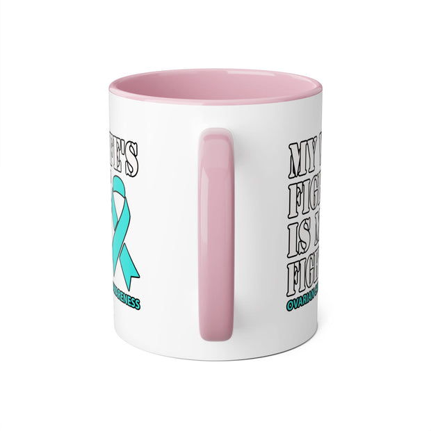 Ovarian Cancer Accent Mugs, 11oz