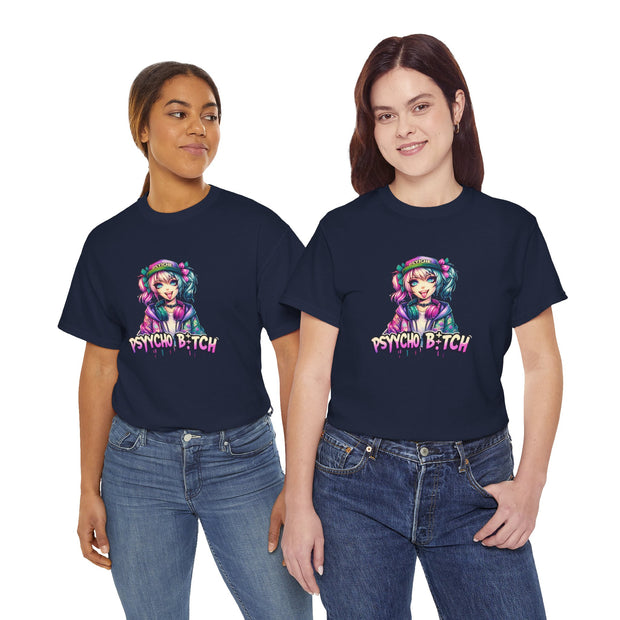Graffiti Anime Girls Unisex Heavy Cotton Tee