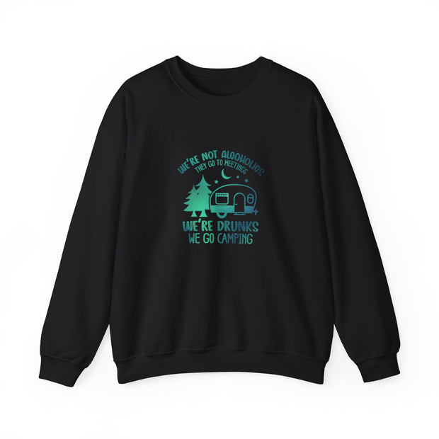 Drunk Camping Unisex Heavy Blend™ Crewneck Sweatshirt