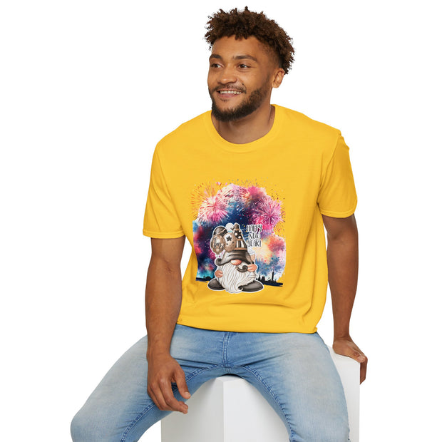 Gnome New Year Unisex Softstyle T-Shirt