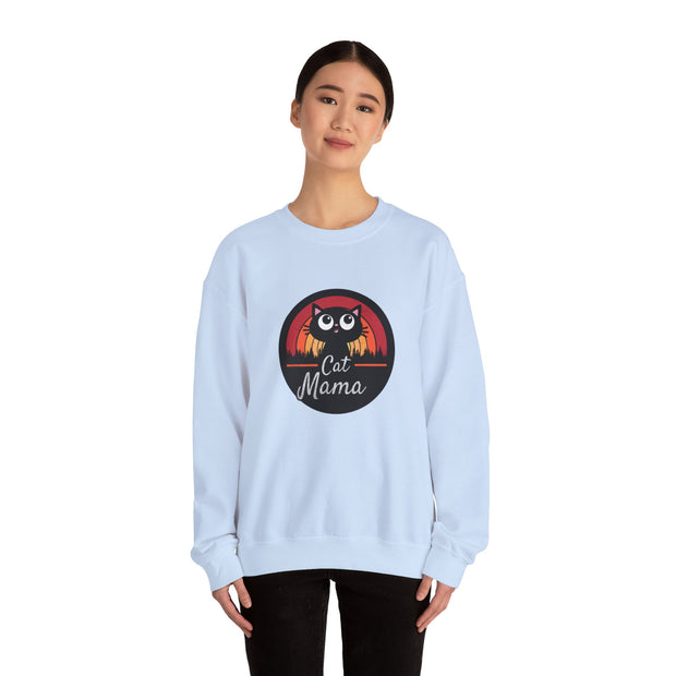 Cat Mama Unisex Heavy Blend™ Crewneck Sweatshirt