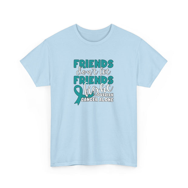 Ovarian Cancer Friends Unisex Heavy Cotton Tee
