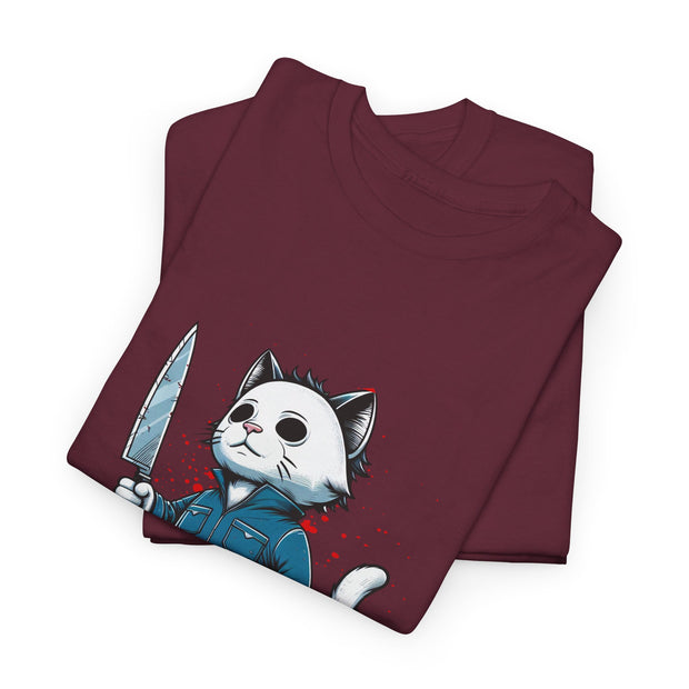 Horror Movie Cats Unisex Heavy Cotton Tee