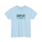 Ovarian Cancer Support Squad Unisex Heavy Cotton Tee