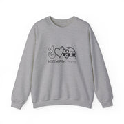 Peace Love Camping Unisex Heavy Blend™ Crewneck Sweatshirt