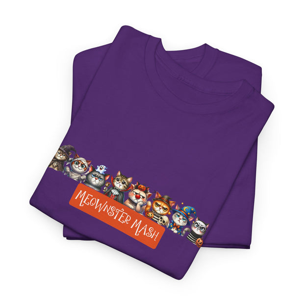 Meownster Mash Unisex Heavy Cotton Tee