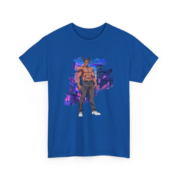 Anime Male Demon Unisex Heavy Cotton Tee