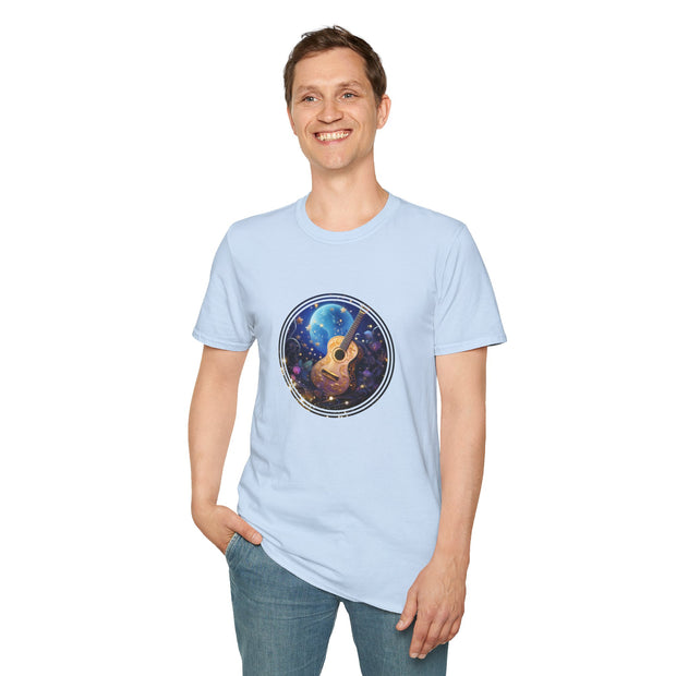 Moonlight Guitar Unisex Softstyle T-Shirt
