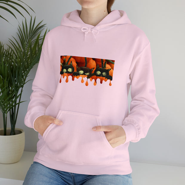Pumpkin cats Unisex Heavy Blend™ Hooded Sweatshirt