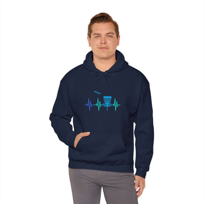 Disc Golf Heartbeat Unisex Heavy Blend™ Hooded Sweatshirt
