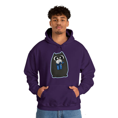 Christmas cat Unisex Heavy Blend™ Hooded Sweatshirt