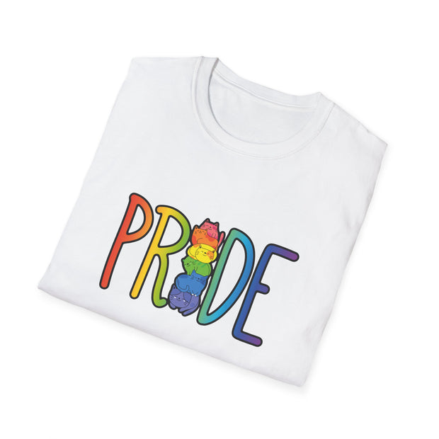 Cat Pride Tower Unisex Softstyle T-Shirt