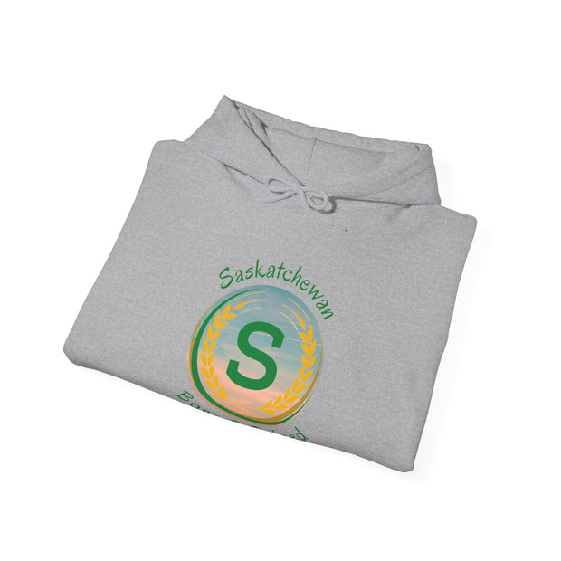 Saskatchewan Born & Raised Unisex Heavy Blend™ Hooded Sweatshirt