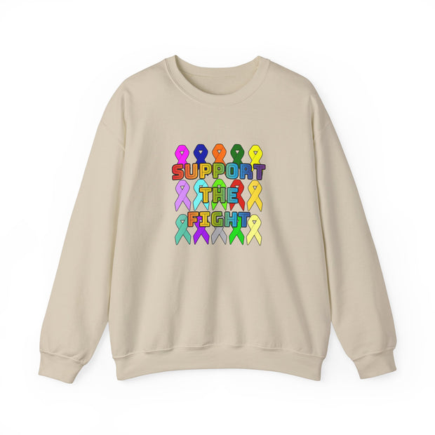 Support the Fight Unisex Heavy Blend™ Crewneck Sweatshirt
