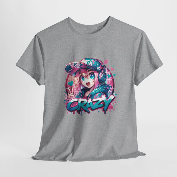 Graffiti Anime Girls Unisex Heavy Cotton Tee