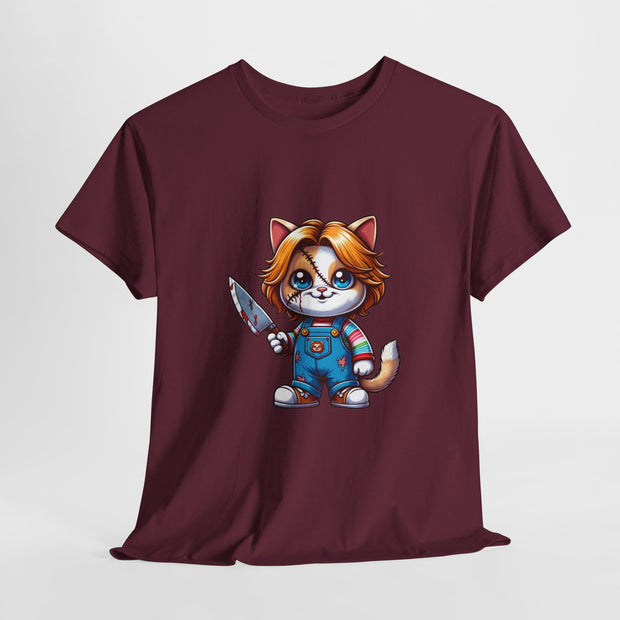 Horror Movie Cats Unisex Heavy Cotton Tee