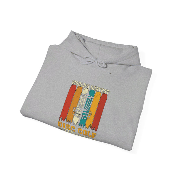 World’s Okayest Disc Golf Player Unisex Heavy Blend™ Hooded Sweatshirt