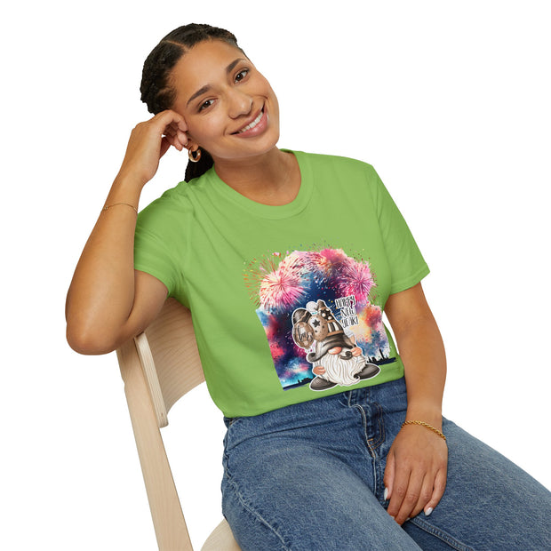 Gnome New Year Unisex Softstyle T-Shirt