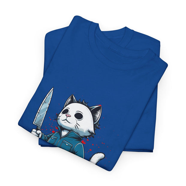 Horror Movie Cats Unisex Heavy Cotton Tee