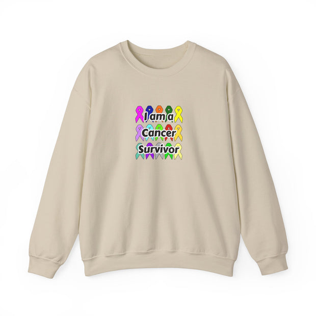 Cancer Survivor Unisex Heavy Blend™ Crewneck Sweatshirt