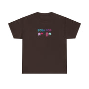 Soda Pop Unisex Heavy Cotton Tee, Casual Wear, Gift for Friends, Fun Summer T-Shirt, Graphic Shirt for Parties, Trendy Everyday Tee