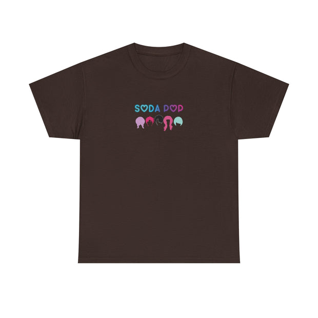 Soda Pop Unisex Heavy Cotton Tee, Casual Wear, Gift for Friends, Fun Summer T-Shirt, Graphic Shirt for Parties, Trendy Everyday Tee