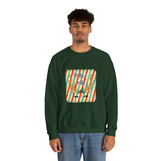 Reindeer Unisex Heavy Blend™ Crewneck Sweatshirt
