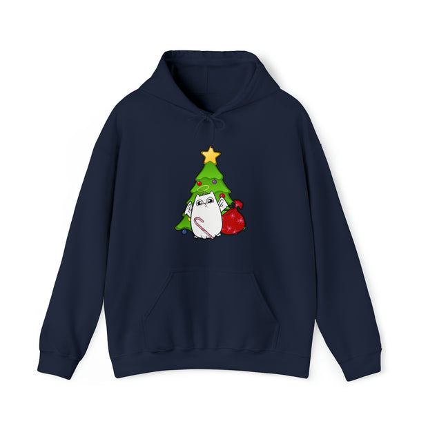 Christmas cat Unisex Heavy Blend™ Hooded Sweatshirt