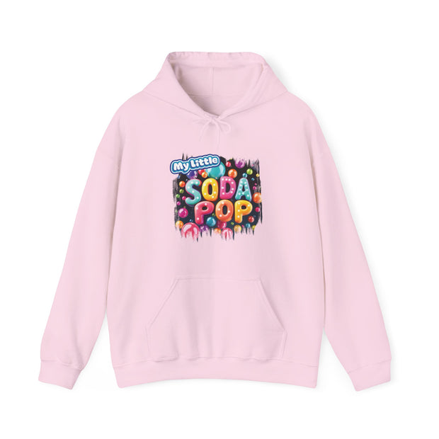 My Little Soda Pop Hooded Sweatshirt, Trendy Unisex Pullover, Fun Gift for Teens, Casual Wear, Comfortable Street Style
