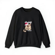 Christmas cat Unisex Heavy Blend™ Crewneck Sweatshirt