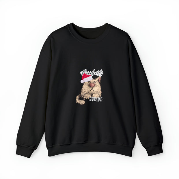 Christmas cat Unisex Heavy Blend™ Crewneck Sweatshirt