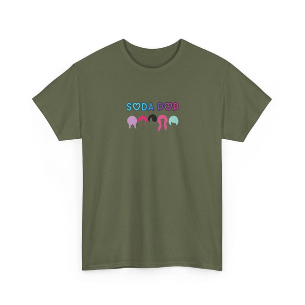 Soda Pop Unisex Heavy Cotton Tee, Casual Wear, Gift for Friends, Fun Summer T-Shirt, Graphic Shirt for Parties, Trendy Everyday Tee