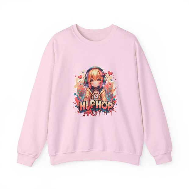 Graffiti Anime Girls Unisex Heavy Blend™ Crewneck Sweatshirt