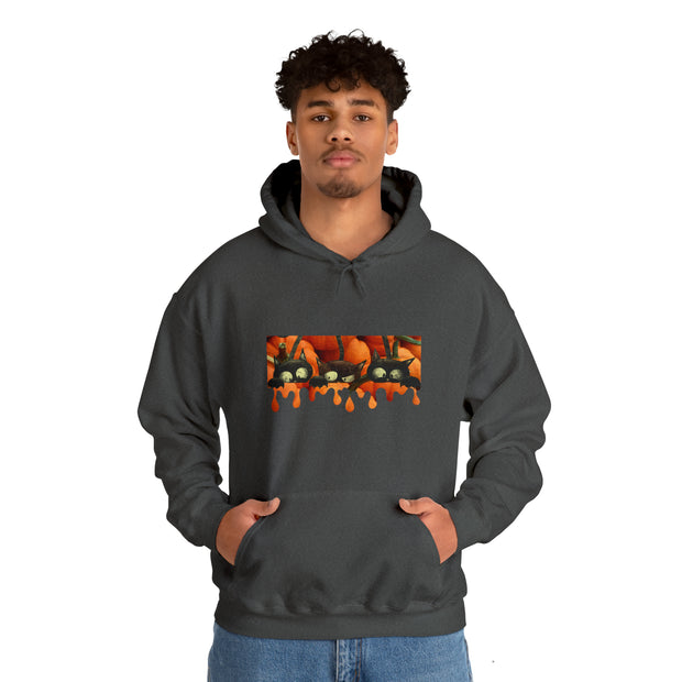Pumpkin cats Unisex Heavy Blend™ Hooded Sweatshirt