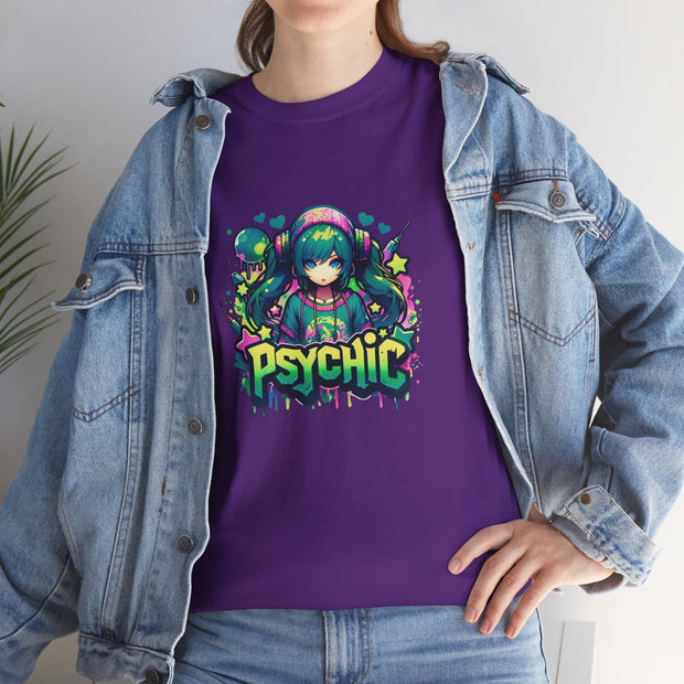 Graffiti Anime Girls Unisex Heavy Cotton Tee