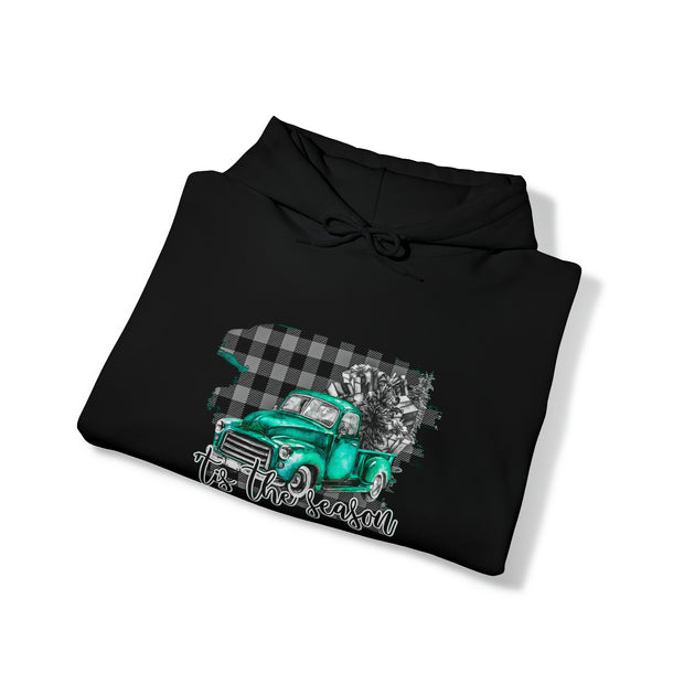 Christmas truck Unisex Heavy Blend™ Hooded Sweatshirt