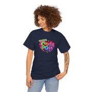 Soda Pop Heart Tee - Vintage Unisex Cotton T-Shirt, Casual Wear, Retro Graphic Tee, Gift for Soda Lovers, Summer Fashion