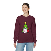 Christmas cat Unisex Heavy Blend™ Crewneck Sweatshirt