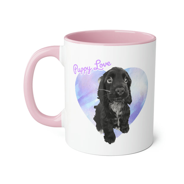Puppy Love Accent Mugs, 11oz