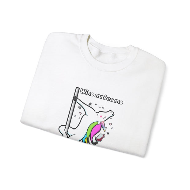 Unicorn Wine Unisex Heavy Blend™ Crewneck Sweatshirt