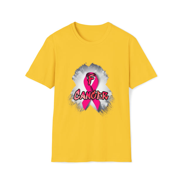 F cancer Unisex Softstyle T-Shirt